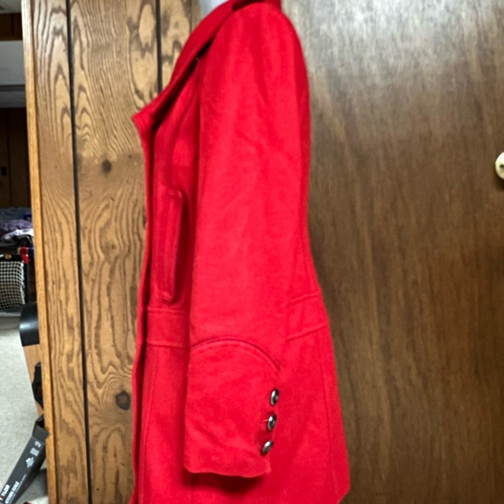 Guess Women's Vibrant Red Trench Coat - Picture 5 of 16